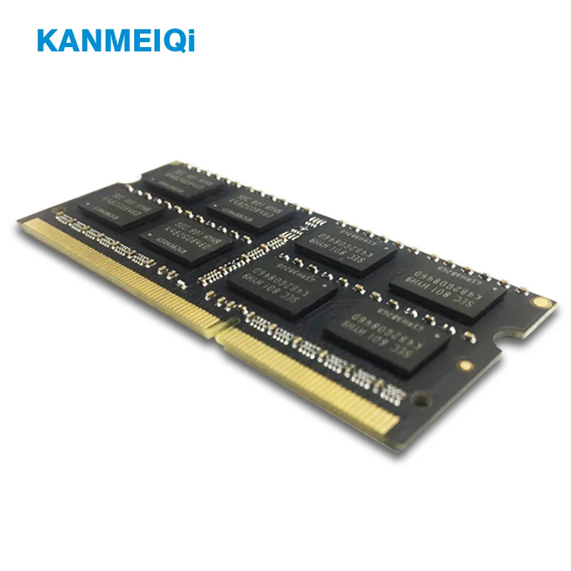 KANMEIQi DDR3 2 ГБ 4 ГБ 8 ГБ оперативная память для ноутбука DDR3L 1333 1600 МГц 1866 МГц 1,35 в 1,5 pin память для ноутбука sodimm Новинка 2G в