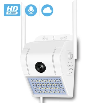 

Outdoor IP Camera 1080P HD Wall Lamp WiFi IR Night Vision Human Body Smart Induction Garden Wireless Camera SD Card Cloud