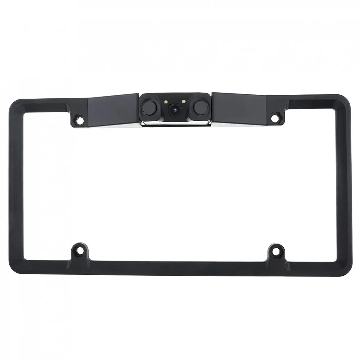 USA Car License Plate Camera Video Parking Sensor with LED Night Vision Rear View Rearverse Camera and Buzzer
