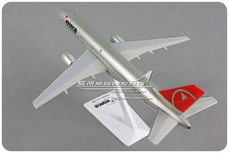 24 см Американский Northwest Airlines NWA Boeing B757-200 1: 200 пластиковая Сборная модель самолета для взрослых детей подарок на Рождество и день рождения