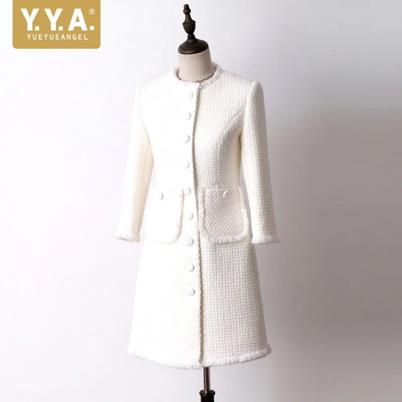 womens white wool winter coat