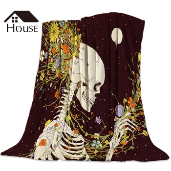 

I Thought of The Life That Could Have Been Printed Blanket Soft Comfortable Velvet Plush Flower Blankets Warm Sofa Bed Sheets