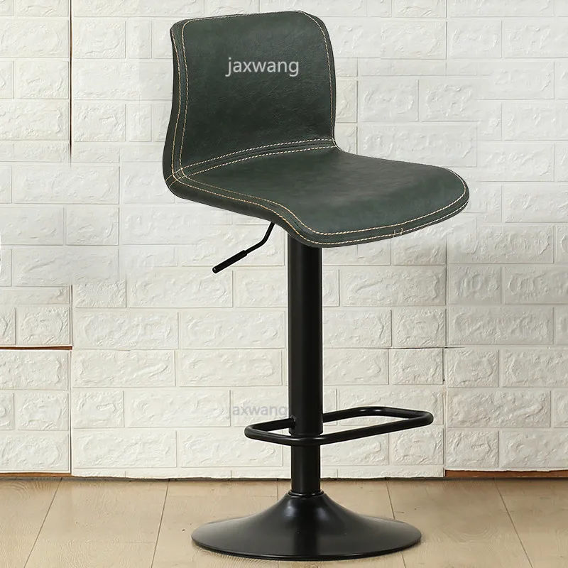 Барный стул высокий стул для дома, бара подъем высокий табурет, современный минималистский барные стулья кассира поворотный барные стулья обеденные стулья - Цвет: B5-80CM-PU