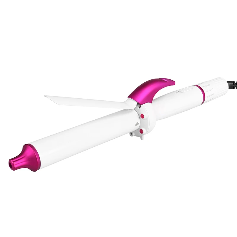 

Hot Hair Curler Rotation Control Led Display Electric Infrared Curler 25mm Ion 360 ° Rotation