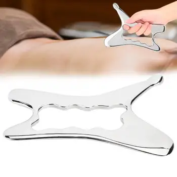 

Massage Stainless Steel Body Massage Plate Board Guasha Therapy Tool for Release Pain Relief Pain Relief