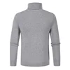 Mens Sweater Turtleneck Pullovers Korean Fashion Computer Knitted Sweater Men Black White Turtleneck Sweater Men Solid Pullovers 5