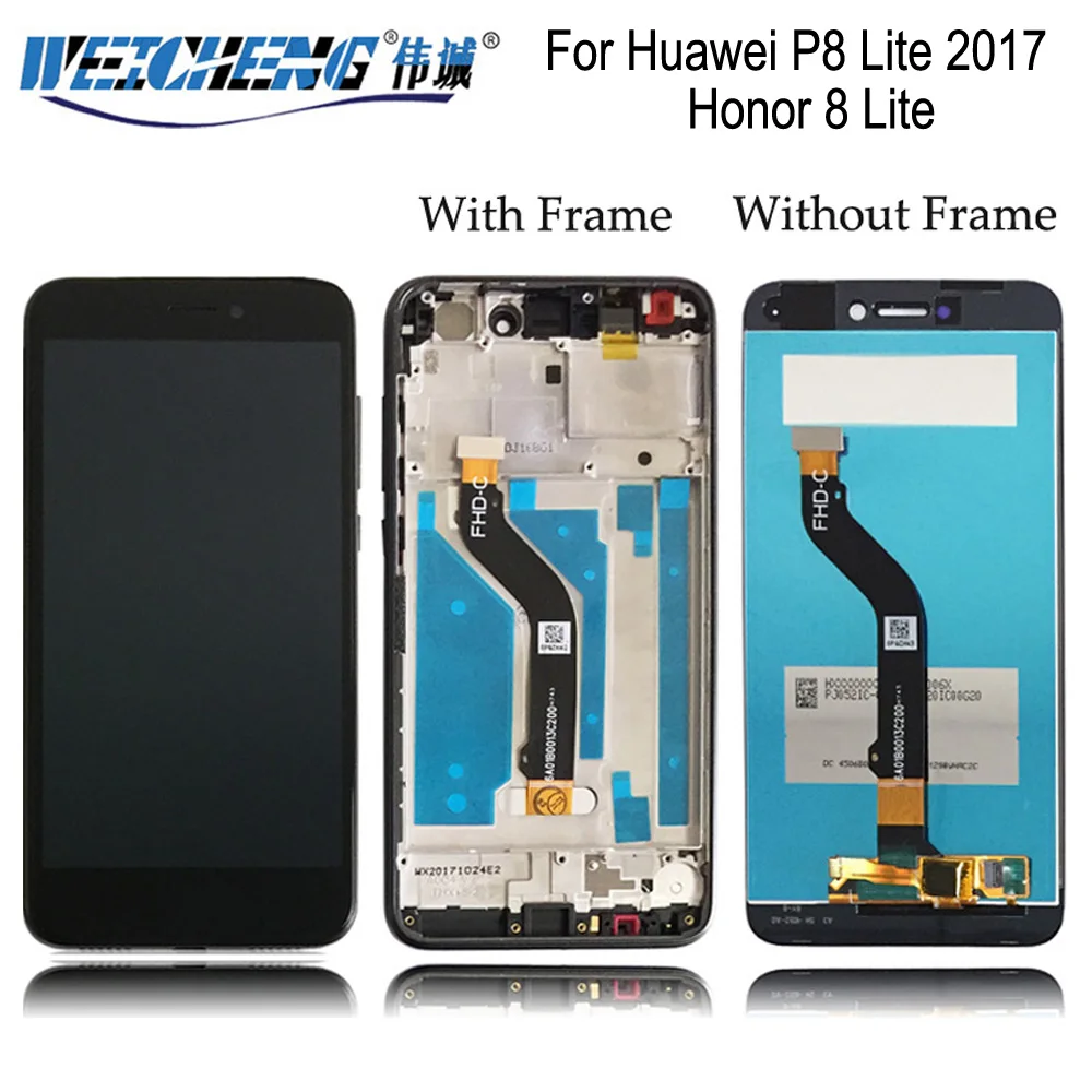 5 2 ''для Huawei P8 Lite 2017 PRA-LA1 PRA-LX1 Honor8 ЖК-дисплей + сенсорный экран дигитайзер сборка