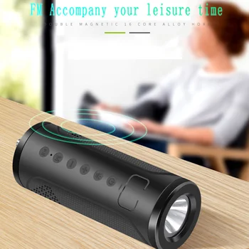 

2020 New X12 BT4.2 Wireless Speaker 3D Stereo Wireless Speaker Waterproof Outdoor Audio Player Support TF Card with Mic LED Lamp