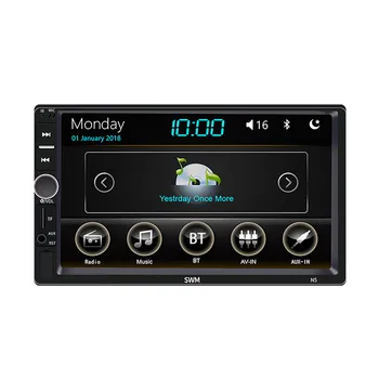 

Hd 7-inch Touch Screen Swm-n5 360° Panoramic Bt Mp5 Player Car Audio And Video Mp4 Card U Disk Mp3 Radi Car Bt Mp5 Player #LR5