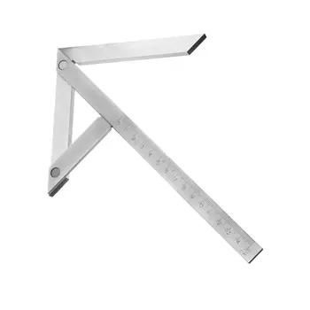 

1pc Woodworking Center Measuring Instrument Centering Square 150x130mm Gaging Center Gauge Round Marking Center Finder New