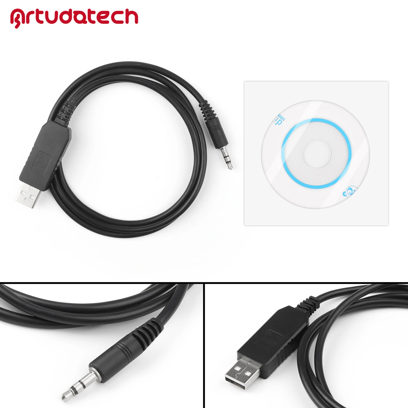 Artudatech USB кабель для программирования QYT KT-8900 KT-7900D KT-UV980 иди и болтай Walkie Talkie радио KT
