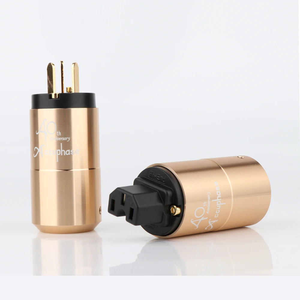 Accuphase DIY OFC с покрытием из чистой меди золотой проводник корпус алюминиевого