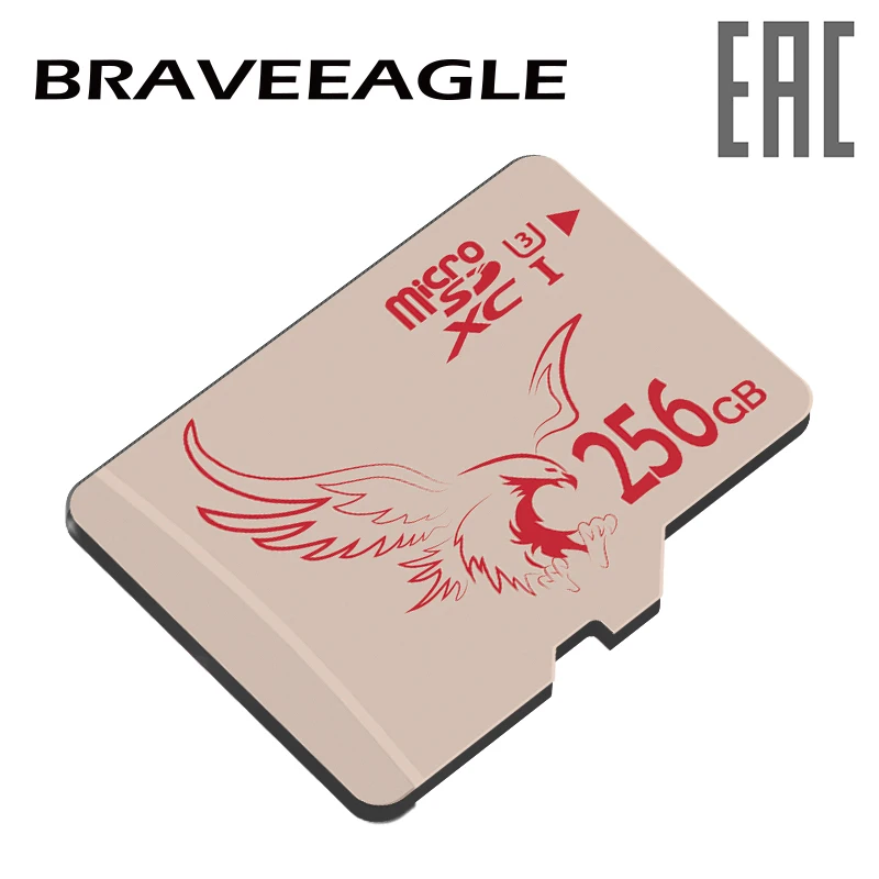 BRAVEEAGLE Micro SD Card 256GB U3 Memory microSDXC для ПК/планшетов/телефонов|Карты памяти| |