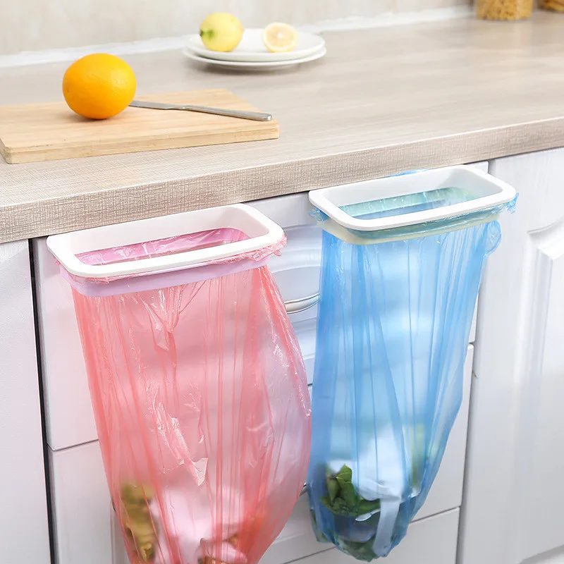 Kitchen Trash Bag Storage Rack Cupboard