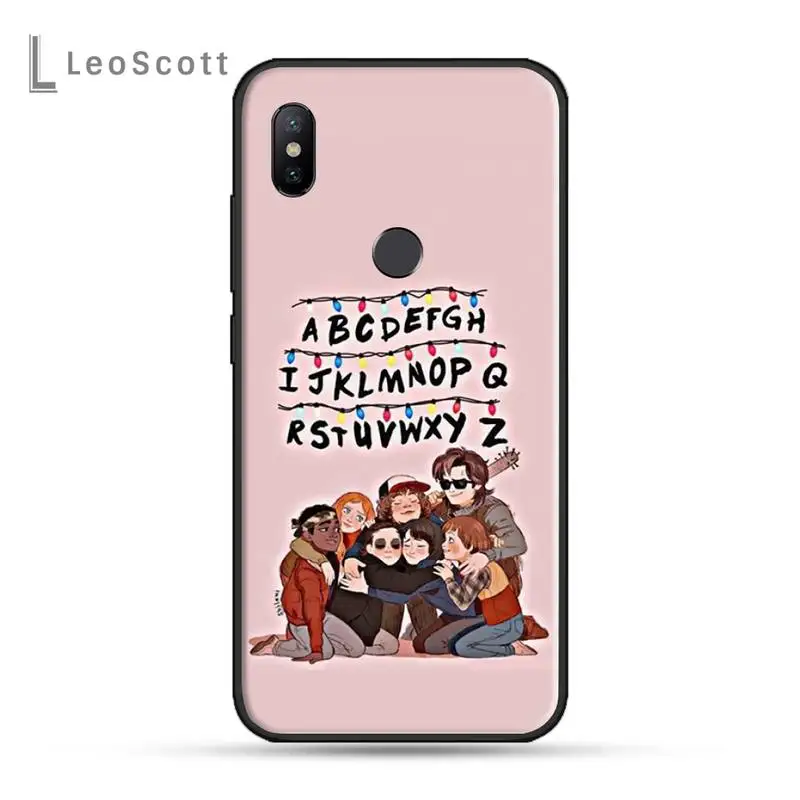 xiaomi leather case custom STRANGER THING Phone Case For Xiaomi Redmi 7 8 9t a3 9se k20 mi8 max3 lite 9 note 9s 10 pro xiaomi leather case cosmos blue