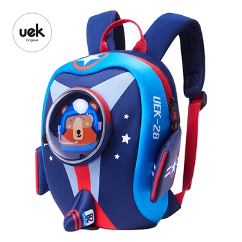 

UEK Kids Backpack School Bags Aircraft Airplane Design Boy Girls Cartoon Shaped Cute Toddle Mochila Baby Kindergarten Schoolbag