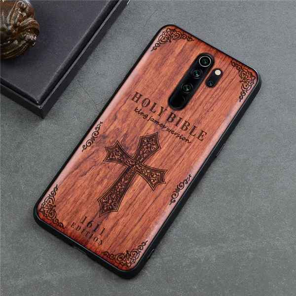 Color 3 Деревянный чехол для Redmi Note 7, чехол для Xiaomi Redmi Note 8 Pro, Роскошный чехол из дерева K20 Pro, чехол из ТПУ, бампер Note 8, чехол для Redmi Note 8, чехол - Цвет: Color 3
