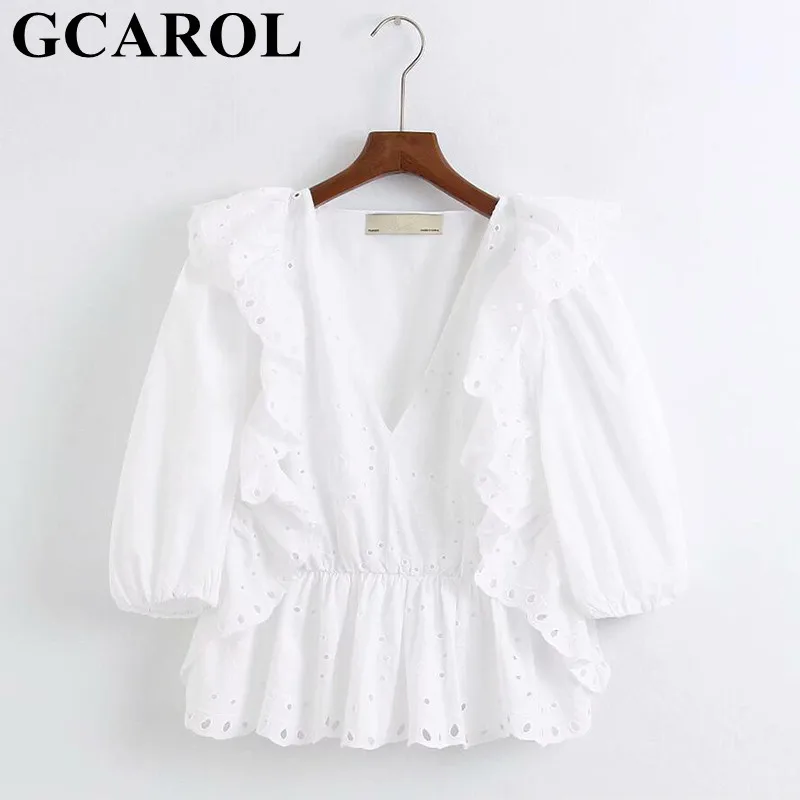 layered ruffle shirt