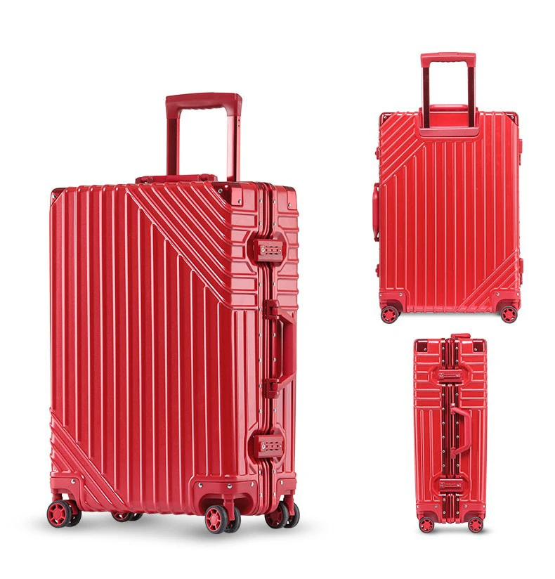 20''24''26''29'' классический ABS+ PC алюминиевая рама багаж на колёсиках бизнес-кабина чемодан на колесиках чемодан для путешествий универсальное колесо