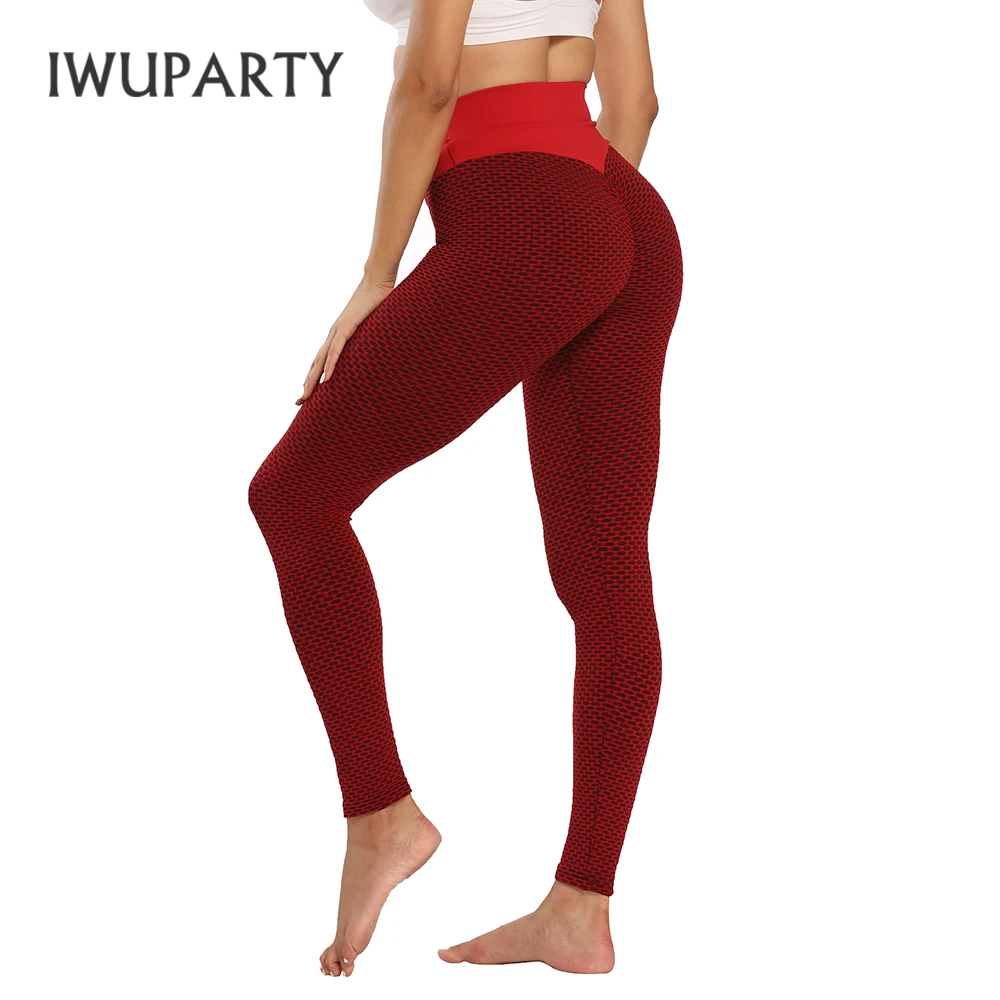 IWUPARTY 3D принт сжимаемые штаны для йоги высокая талия леггинсы спортзала