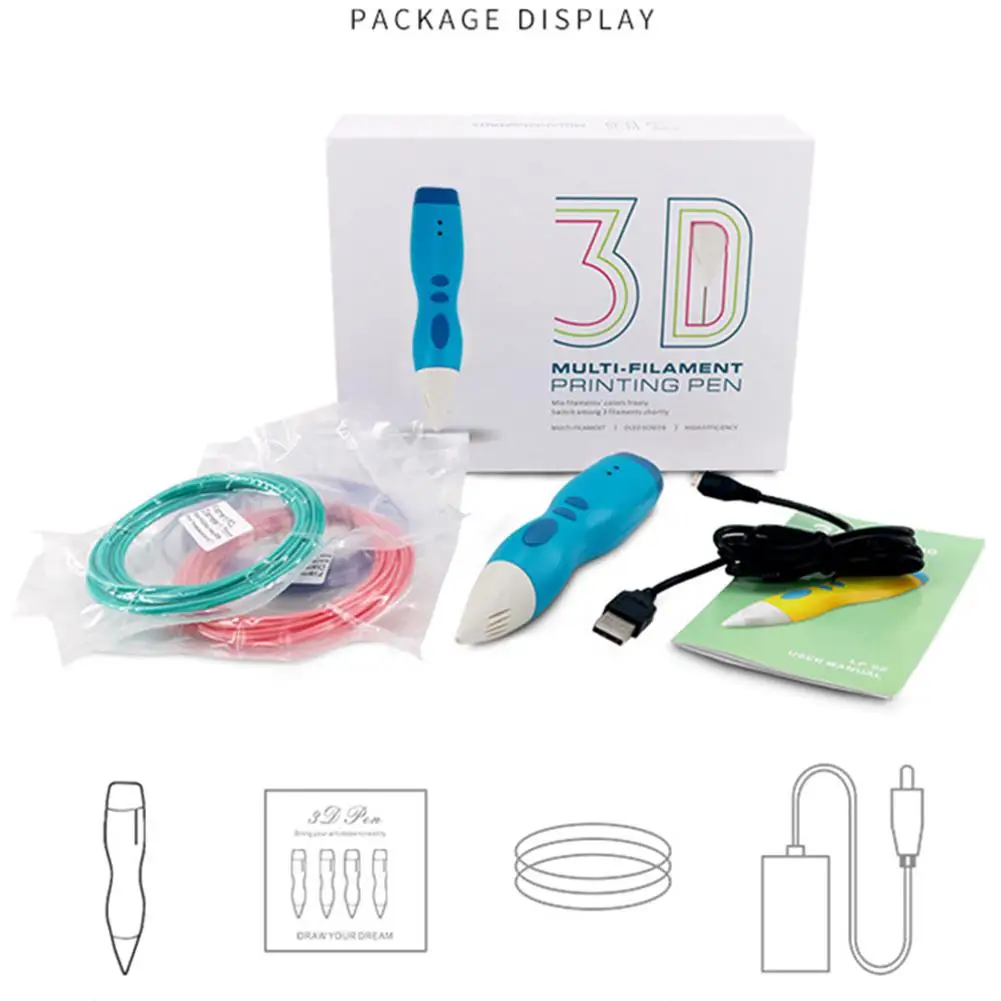 Детская низкотемпературная зарядка 3D печать Ручка для граффити живопись R20