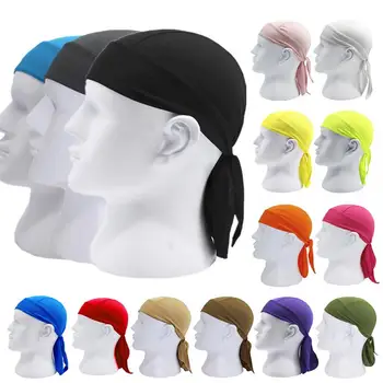 

Riding Quick-drying Sports Headband Summer Men Running Riding Bandana Headscarf Sunscreen Hood Pirate Scarf Small Cap