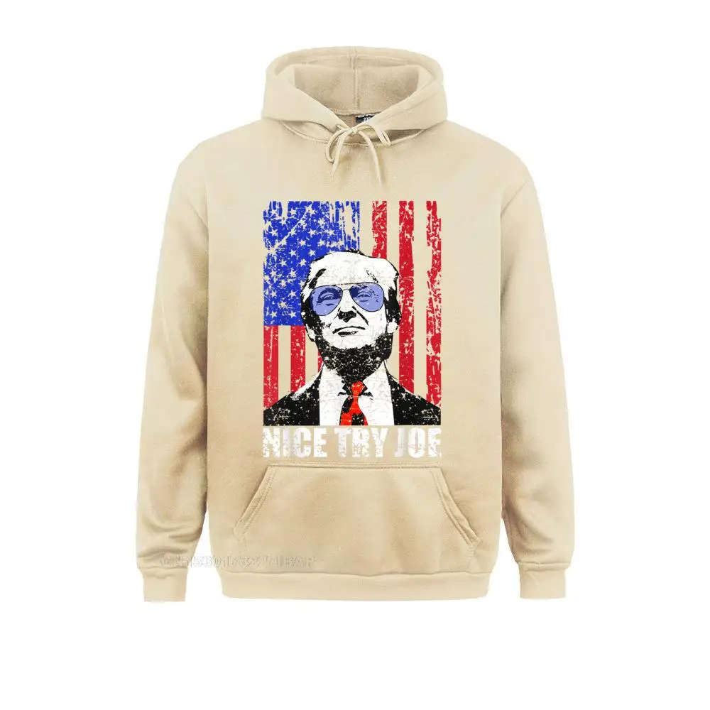 Nice Try Joe Inauguration Day 2021 Men Sweatshirts Europe Long Sleeve Hoodies High Quality Christmas Print Clothes