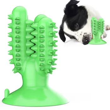 

Dog toy dog chewing toy dog molars toothbrush pet molars cleaning dog safety elasticity soft TPR dog pet supplies