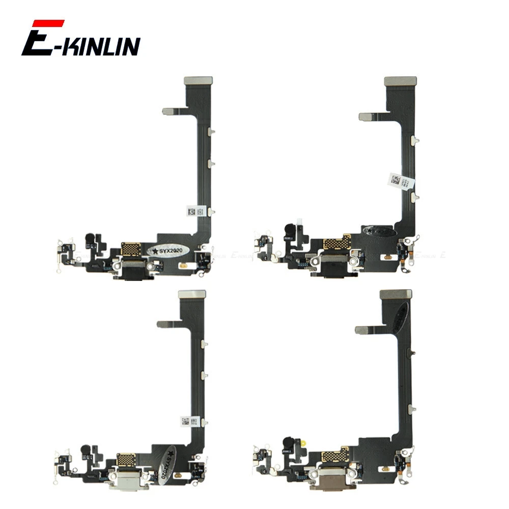 Charging Plug Port With Headphone Audio Jack MicroPhone Flex Cable For iPhone 11 Pro Max USB Charger Dock Connector Parts