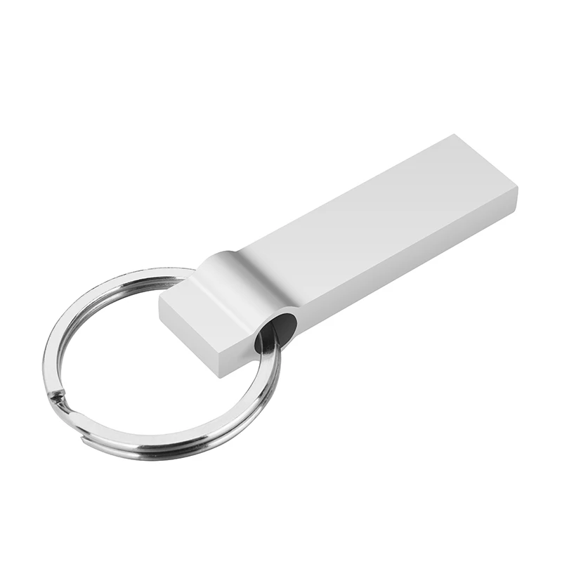 USB флеш-накопитель 64 ГБ 16 ГБ флеш-накопитель 128 ГБ флеш-накопитель 32 Гб Водонепроницаемый флеш-накопитель 8 Гб металл 2,0 USB флеш-карта памяти кольцо для ключей