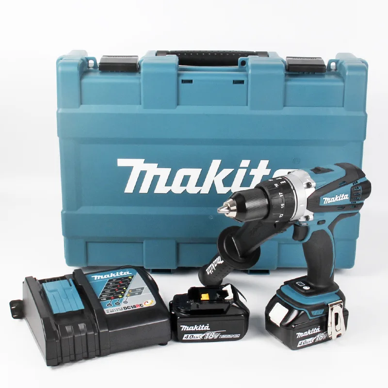 Макита 18В зарядка электрическая дрель DDF458Z/RFE/RME