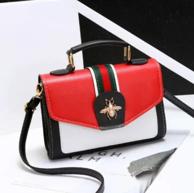 

2069-5 Korean-style New Style WOMEN'S Bag Mini Shoulder Bag Fashion Simple Embossed Leather Shoulder Bag