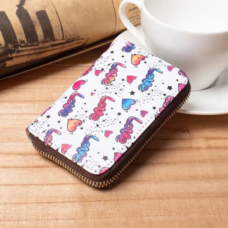 Card Wallet Cartoon pattern wallet card bag coin purse Card Holder Passport Cover Credit Card Holder Wallet Card Tarjetero Rfid