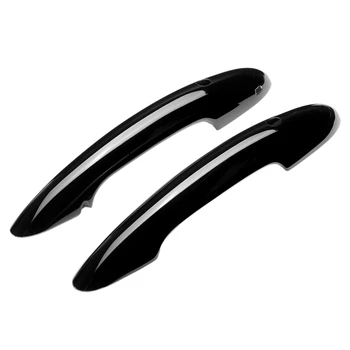 

2Pcs Car Styling Exterior Gloss Bright Black Door Handle Covers Fits for Mini Jcw Coopers F56 F57 Auto Exterior Parts