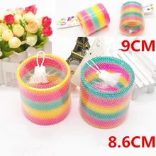 Акция, ограниченная по времени, Jumbo Rainbow Coil Весенняя Классическая новинка игрушка, прекрасный подарок для мальчиков девочек день рождения