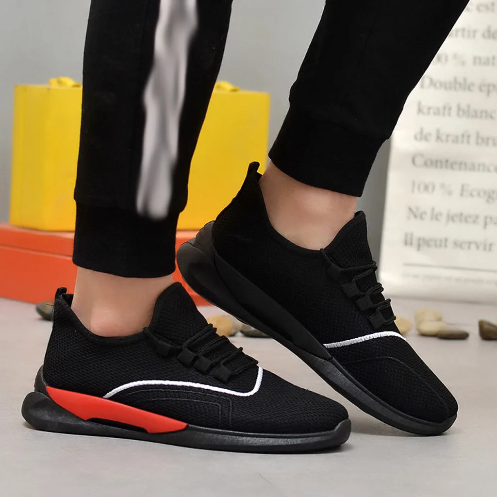 SFIT New Casual Shoes Men Breathable Patchwork Autumn Mesh Shoes Sneakers Fashionable Breathable Strap Movement Shoes