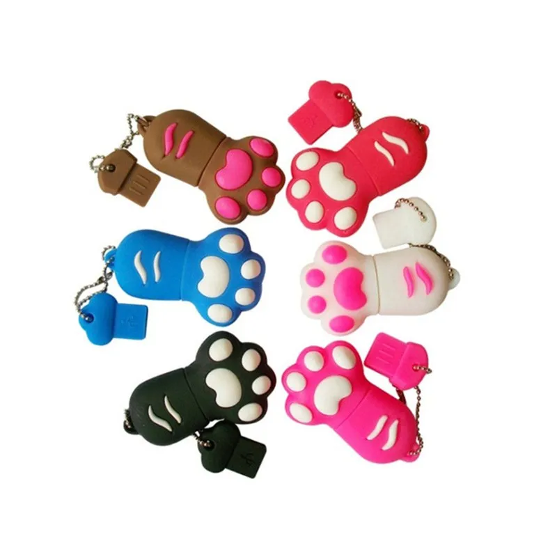 

Usb Flash Drive Cat Claw Cartoon Pen Drive Waterproof Flash Memory Stick 2.0 Pendrive 4G 8G 16G 32GB 64G 128GB 256GB Memoria Usb