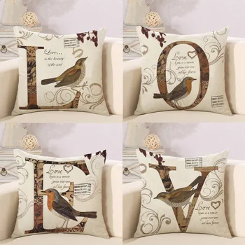 

Modern Minimalist LOVE Lettered Pillow Covers g