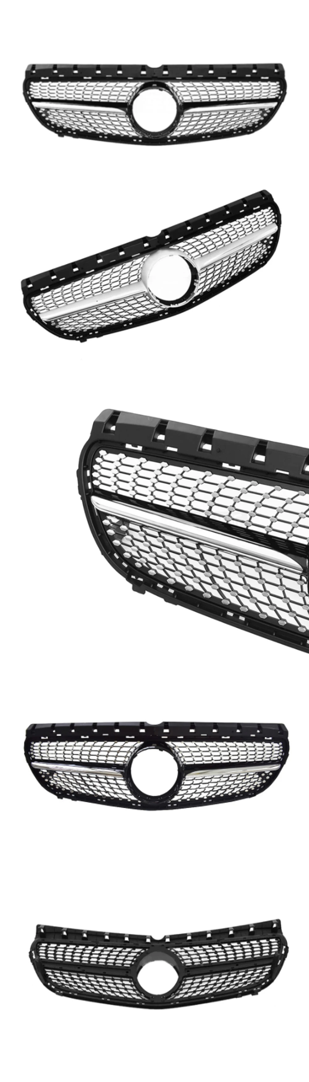 Diamond Grille For B Class W246 Front Bumper Racing Grill- B180 B200 B250 B220