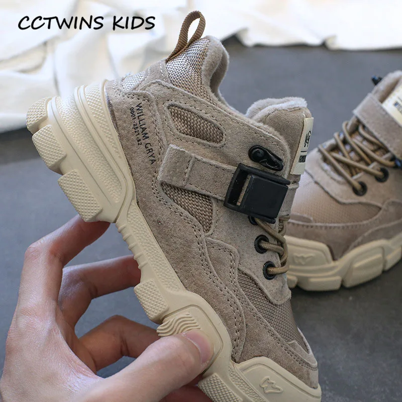 CCTWINS/детская обувь; коллекция года; зимняя детская обувь из натуральной кожи; детские спортивные кеды для мальчиков и девочек; Модные Повседневные кроссовки; FS3165