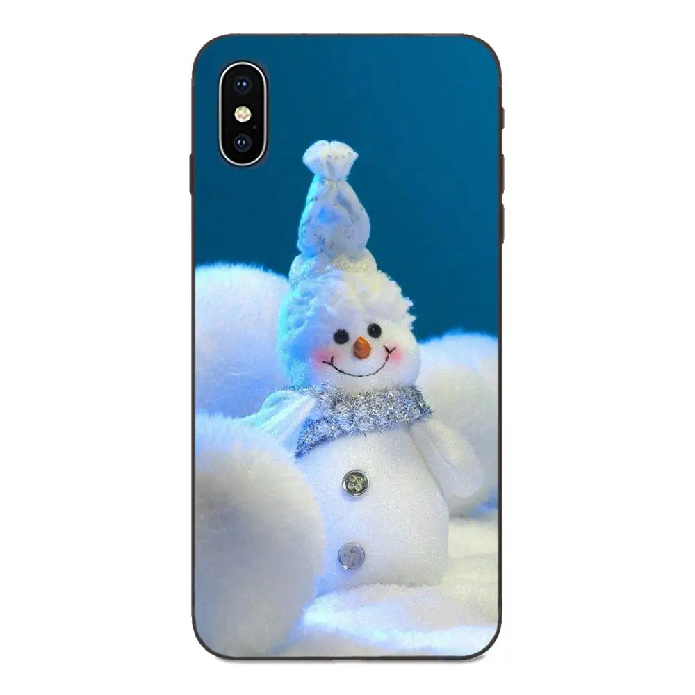 as picture Чехол из ТПУ с узорами для Xiaomi Redmi Note 3 3S 4 4A 4X5 5A 6 6A 7 7A K20 Plus Pro S2 Y2 Y3 фон с изображением зимы снеговика снега - Цвет: as picture