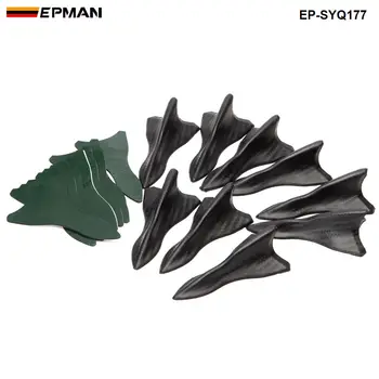 

10pcs/lot Bumper Canard Fin Diffuser windshield Roof Spoiler Vortex Generator for BMW EP-SYQ177