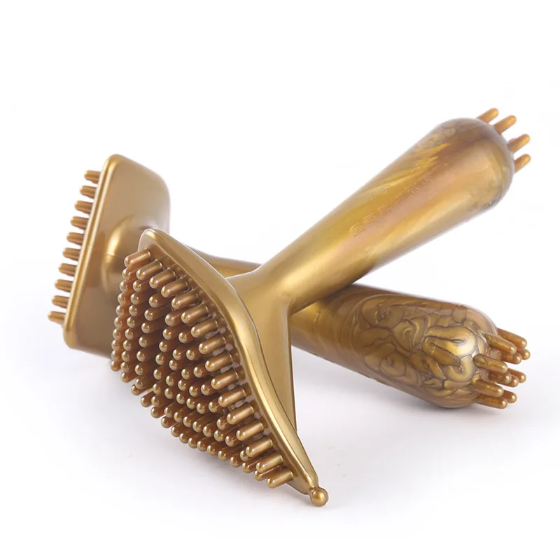 Muscle Relax Body Massage Brush Meridian Dredge Guasha Tool Body Scraping Beauty Device Health Care Antifatigue Relieve Stress