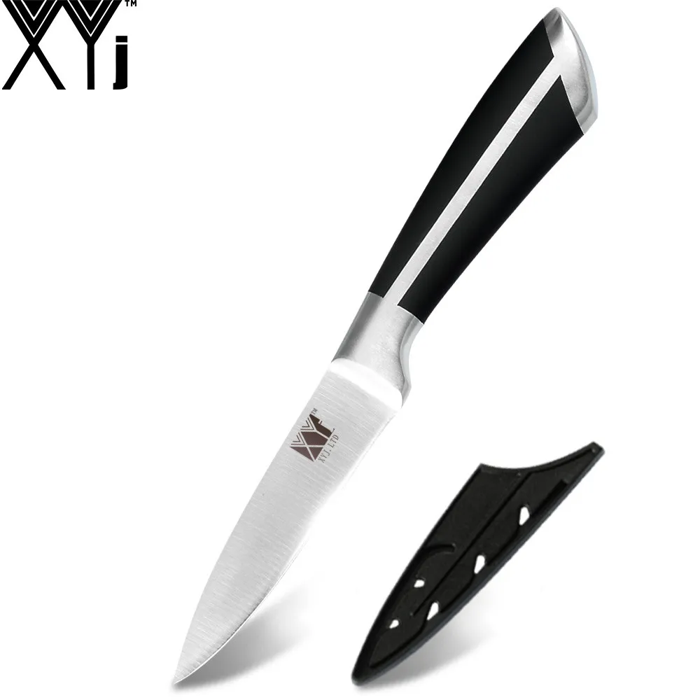 G.3.5 inch Fruit XYj набор кухонных ножей из нержавеющей стали для очистки фруктов утилита сантоку шеф-повара для нарезки хлеба Набор ножей Аксессуары Подарочный Чехол для ножа - Color: G.3.5 inch Fruit