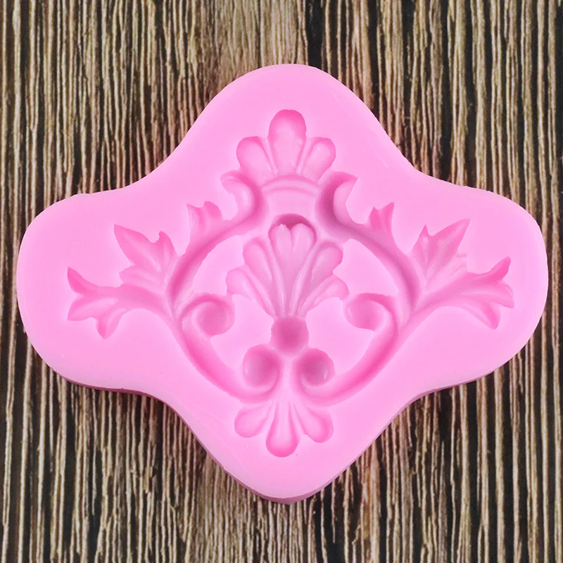 Sugarcraft цветок границы силиконовые формы прокрутки рельефа помадка для кекса украшения торта инструменты Конфеты глины шоколадные формы