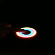 Светодиодный светильник вспышки ручной Спиннер игрушки пальчиковая игрушка Спиннер игрушки для страдающих аутизмом и СДВГ рельеф фокус беспокойство стресс подарок для детей и взрослых;