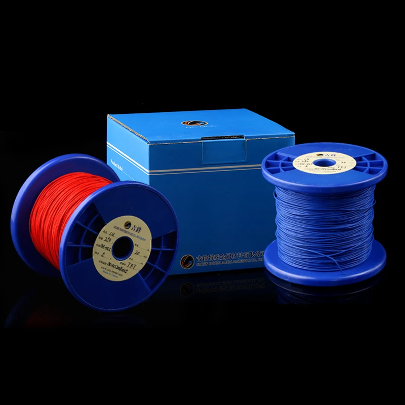 A71 5N OCC Copper Hook up Wire DIY Bulk Wire 20AWG PTFE Insulation