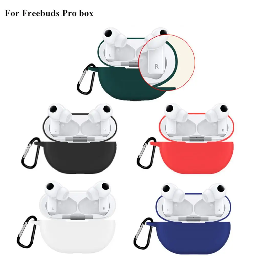 

Headphone Earphone Cover Case For Hua-wei Freebuds Pro Bluetooth Protective Water-proof Silicone Shocks For Hua-wei New Case Set