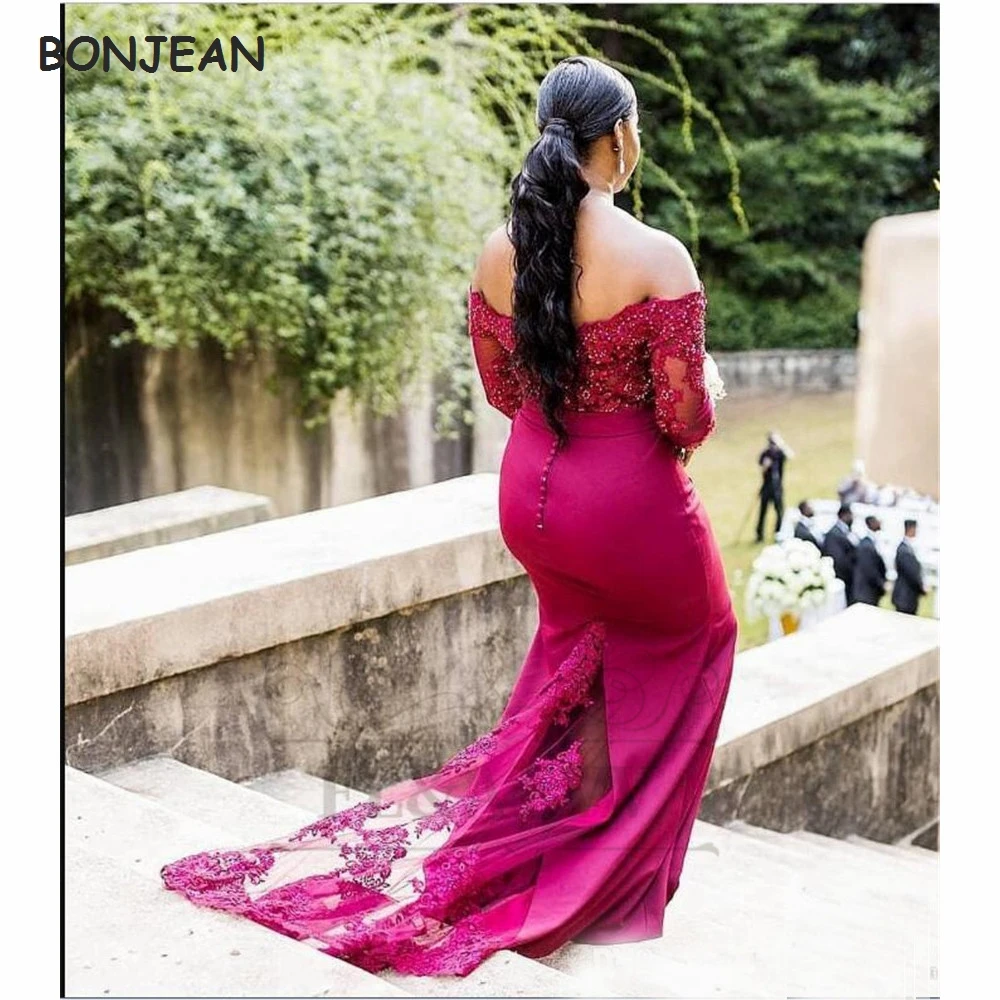 hot-sell-burgundy-bridesmaid-dresses-2019 (2)