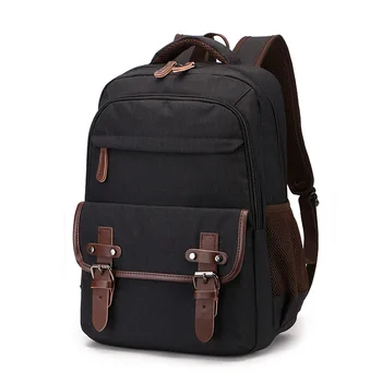 

Vintage design top quality canvas men backpack Outdoor travel backpack Camping Large Capacity backpack for male 200825-65